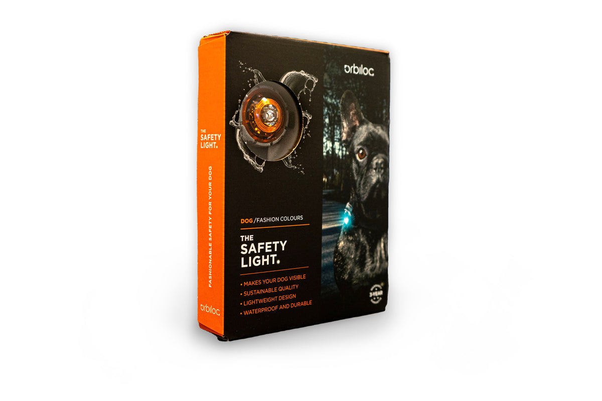 Orbiloc Dog Dual Amber Packung