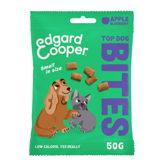 EdgardCooper Apfel Blaubeere Bites Packung