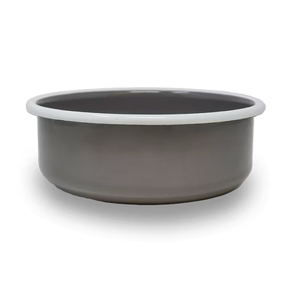 Lills Futternapf Emaille Nele Grey