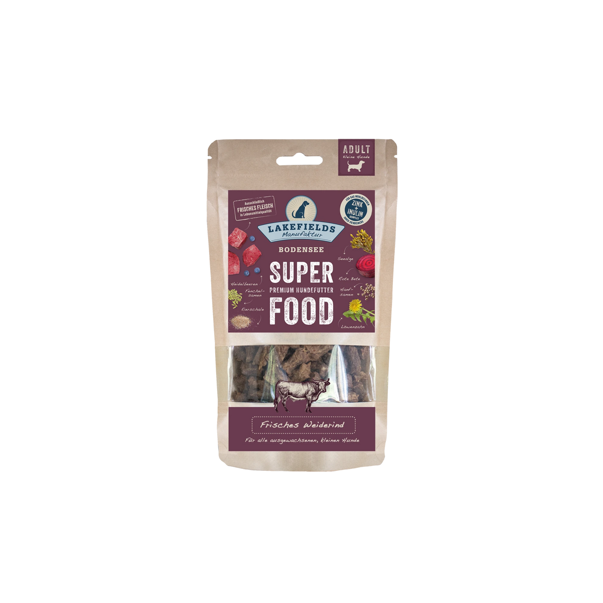 SUPERFOOD Komplettmenü RIND | kleine Hunde