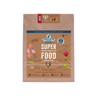 SUPERFOOD Komplettmenü HUHN | Welpe