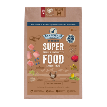 SUPERFOOD Komplettmenü HUHN | Welpe