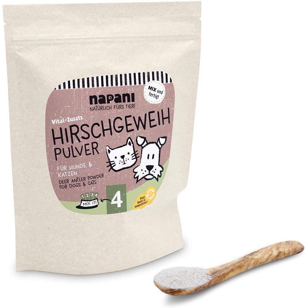 Hirschgeweihpulver für Hunde