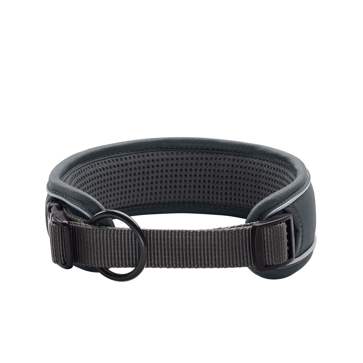 Hundehalsband "Divo" | grau/grau