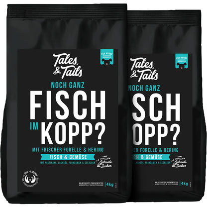 Tales & Tails Trockenfutter Fisch Packung